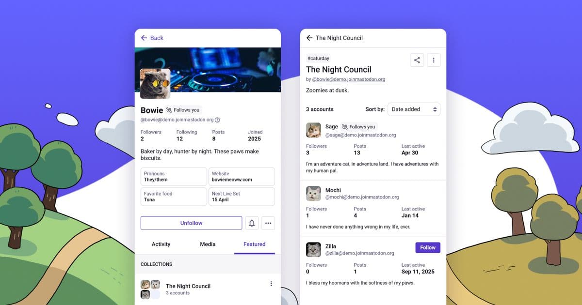 Mastodon 4.6 Introduces Collections, Redesigned Profiles, and Improved Profile Editing
